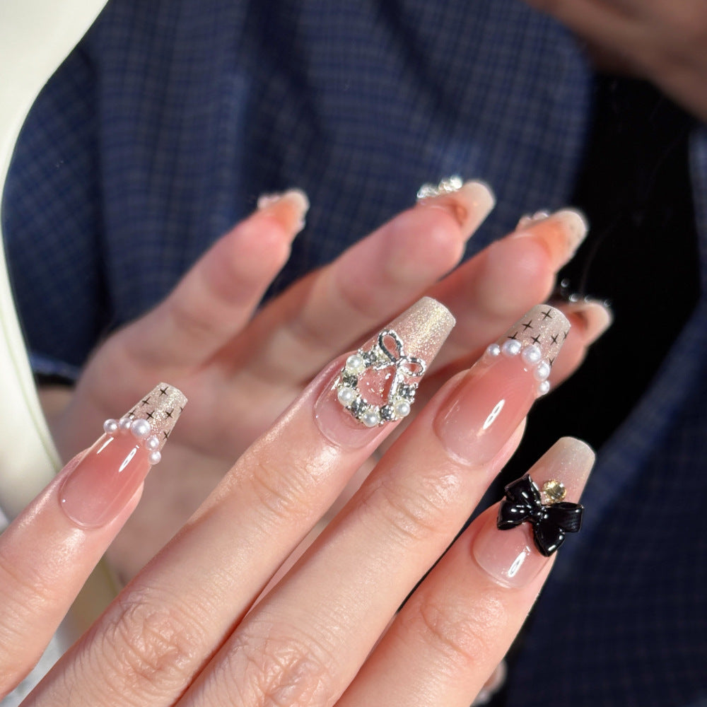 Glossy Gradient Press-On Nail Tips Bowlift