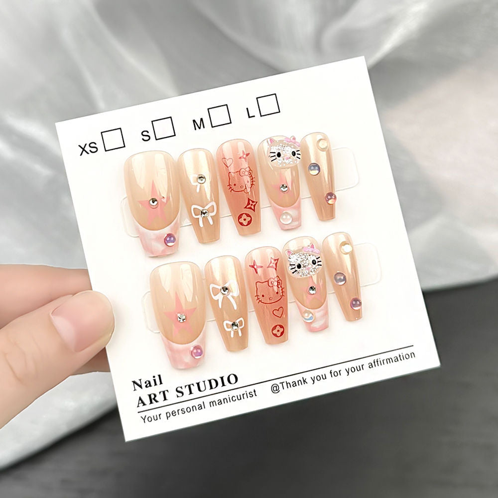 Artificial nails with special designs Bowlift