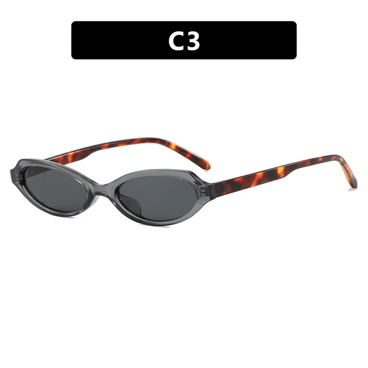 Ladies elegant sunglasses in stylish oval design Bowlift