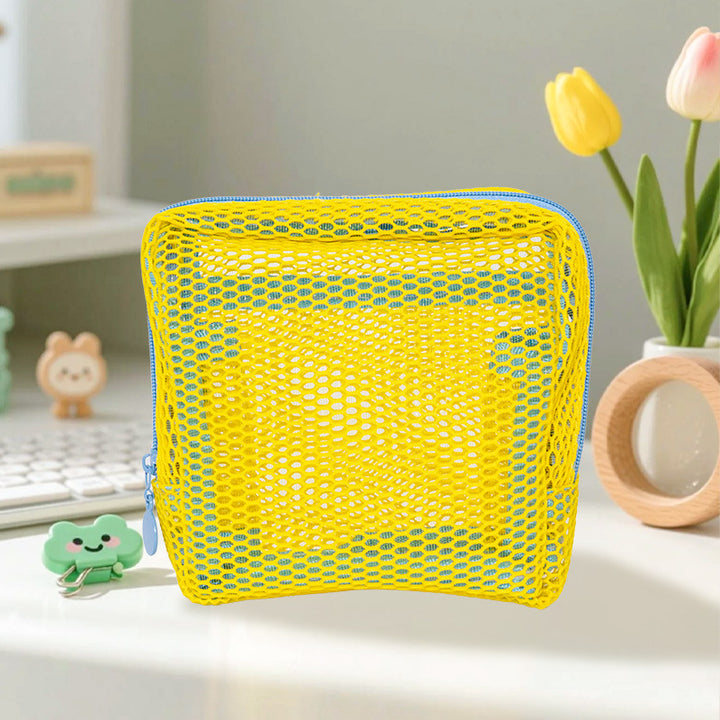 Practical mesh toiletry bag Bowlift