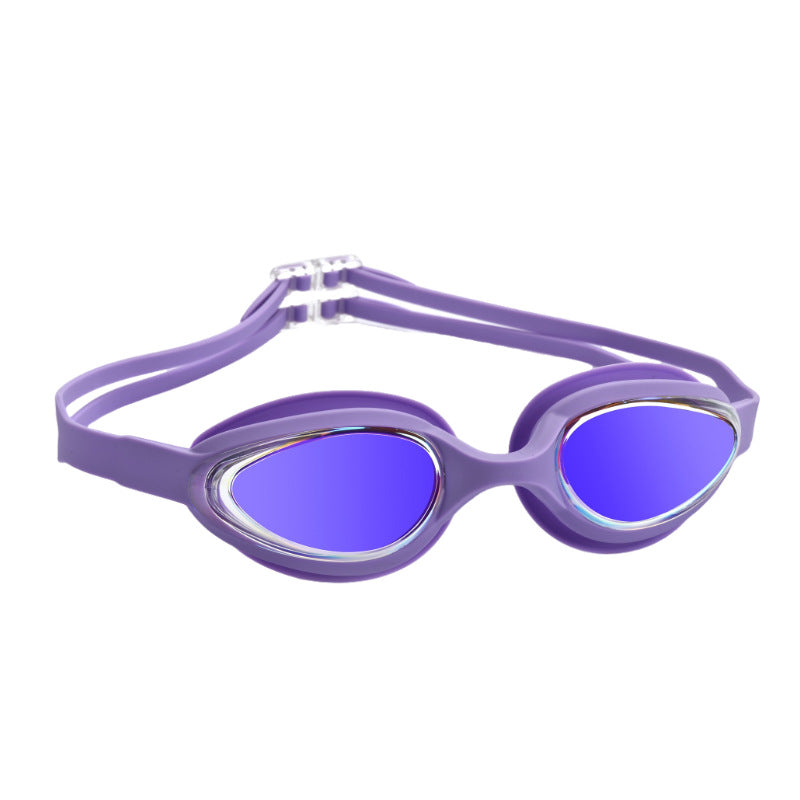 Sport swim goggles with adjustable head strap and UV protection Bowlift