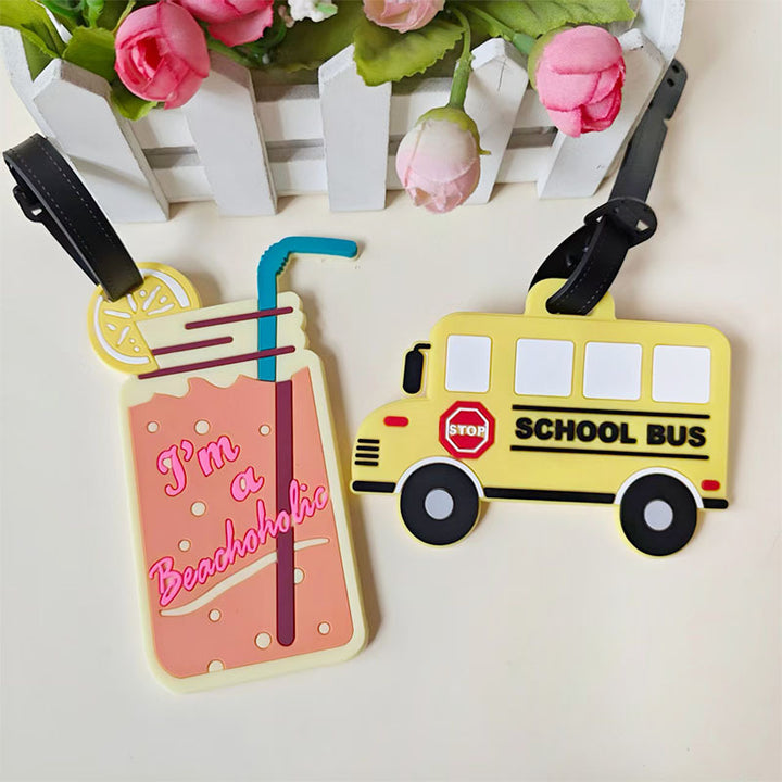 Unisex Luggage Tag in Playful Mermaid Design Bowlift