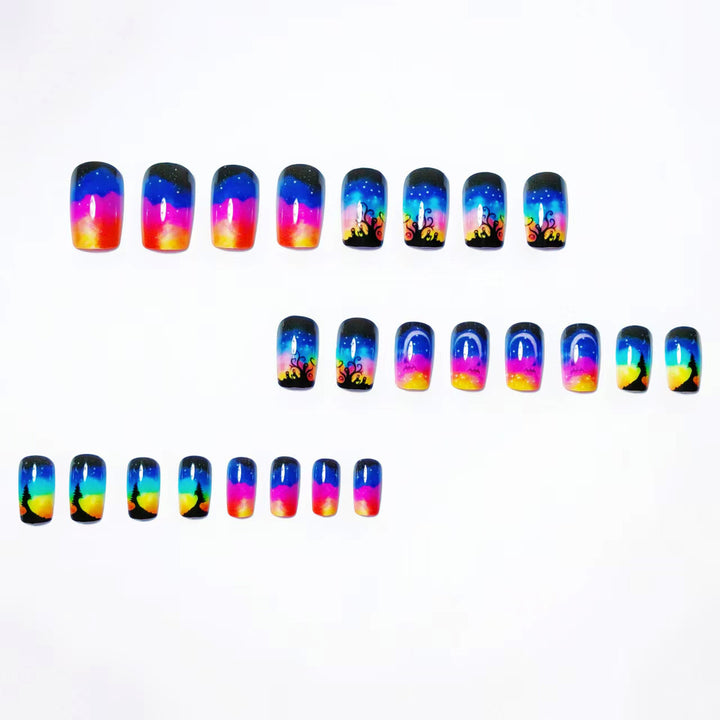 Glamorous nail design set Bowlift