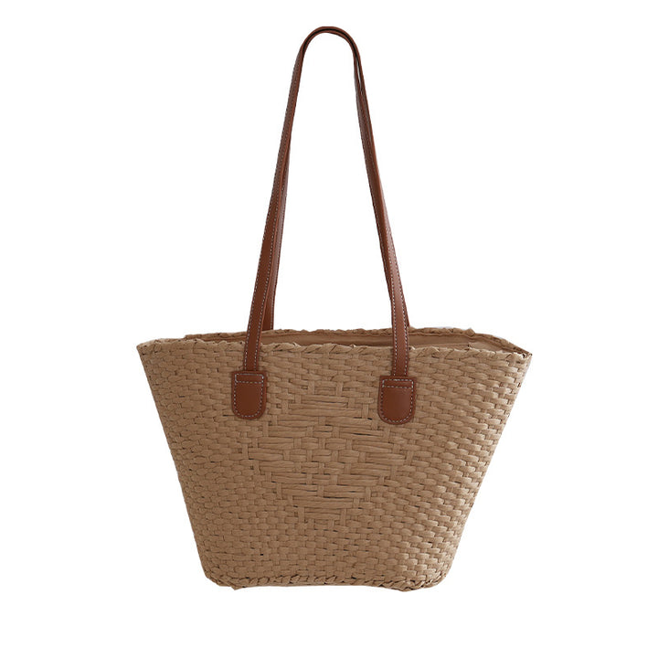 Elegant basket bag with high-quality leather handles Bowlift