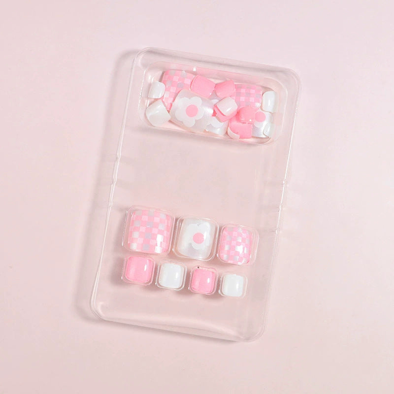 Creative Themed Press-On Nail Set Bowlift