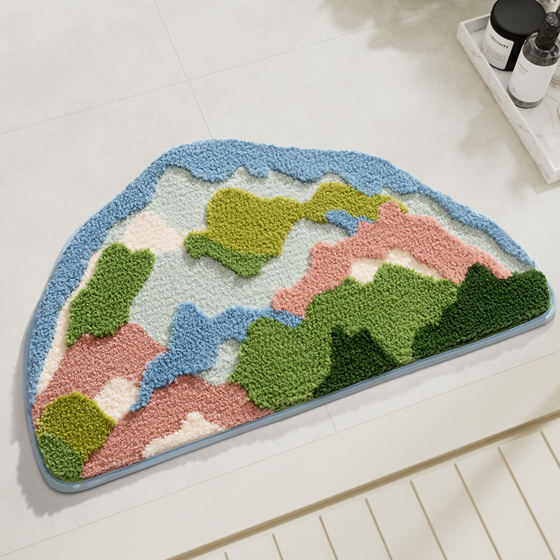 Artistic Landscape Bath Mat Bowlift