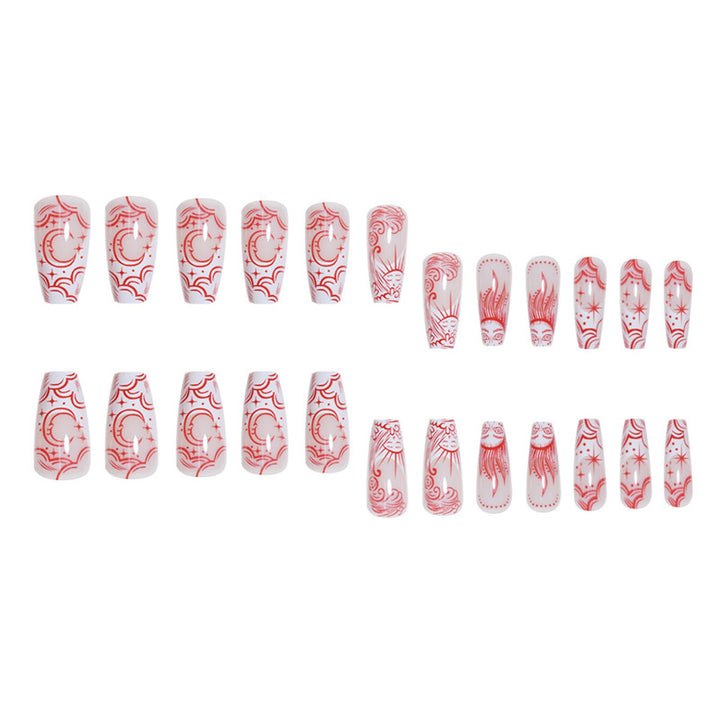 Artistic Long Press-On Nail Extensions Bowlift 1787913911