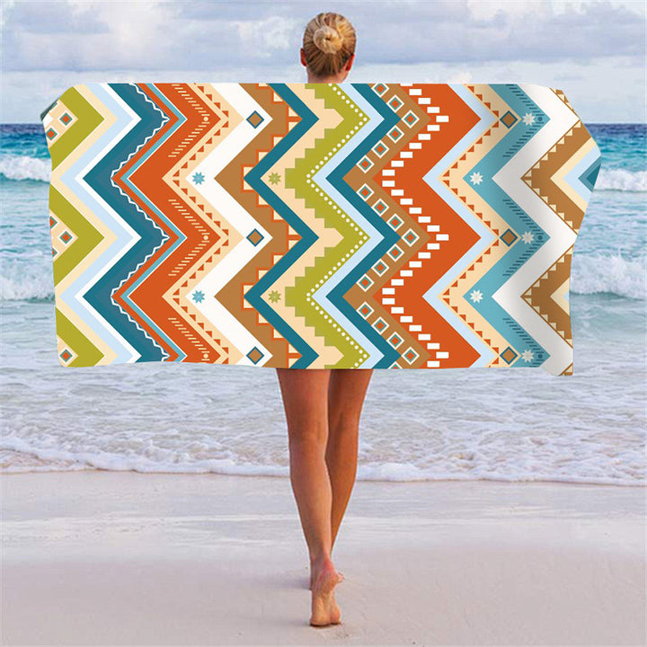 Beach towel with creative dollar design Bowlift