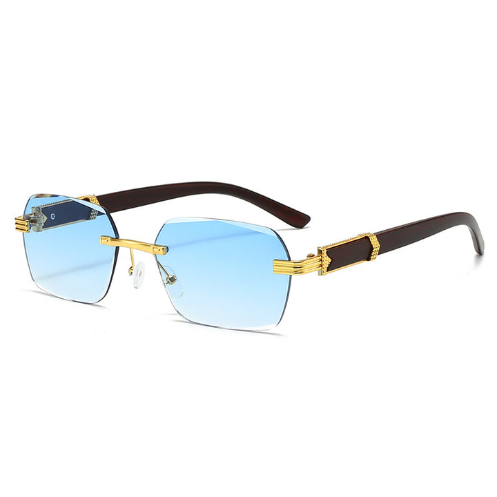 Women’s fashionable square sunglasses with golden accents Bowlift