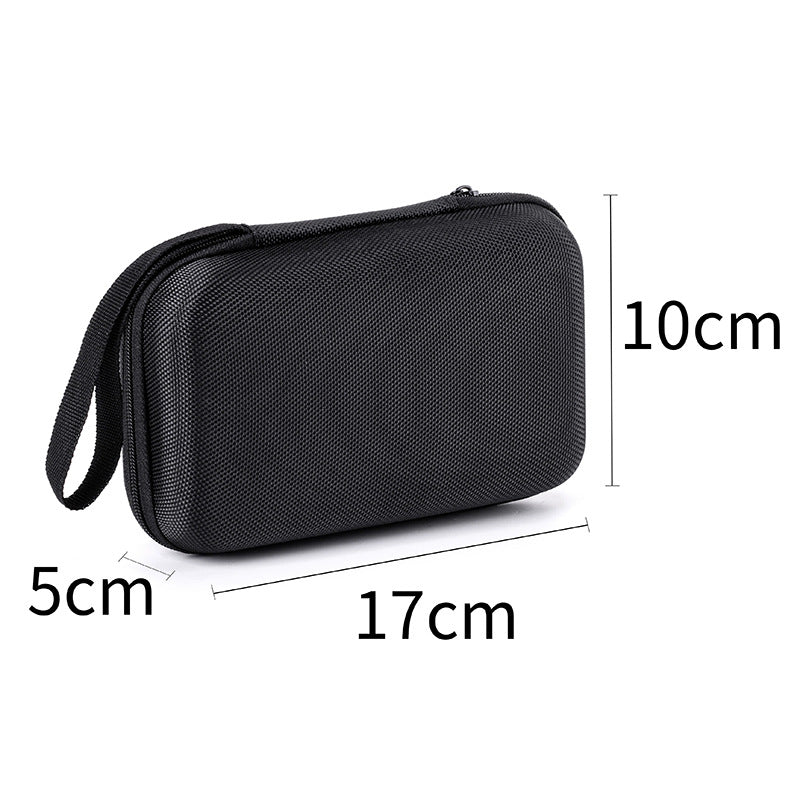 Compact hard-shell travel electronics organizer case Bowlift