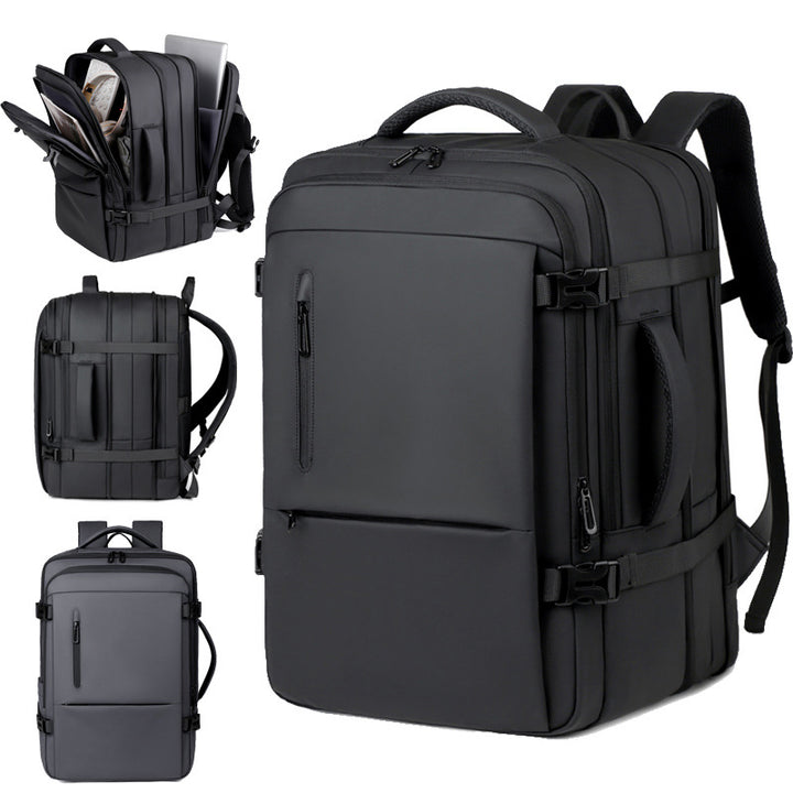 Functional backpack with special laptop compartment and optimal space utilization Bowlift