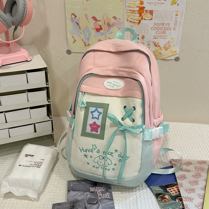 Whimsical Multi-Pocket Backpack Bowlift