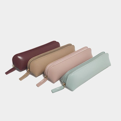 Minimalist Leather Pencil Case Bowlift