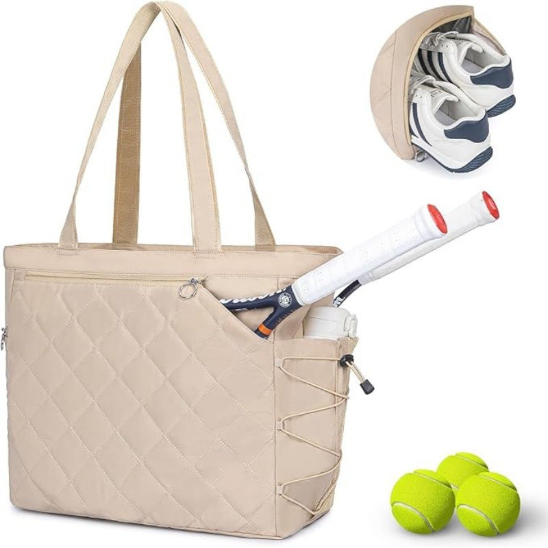 Stylish Quilted Sports Tote Bowlift