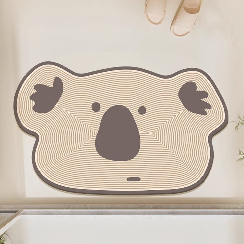 Cute Frog Design Bath Mat