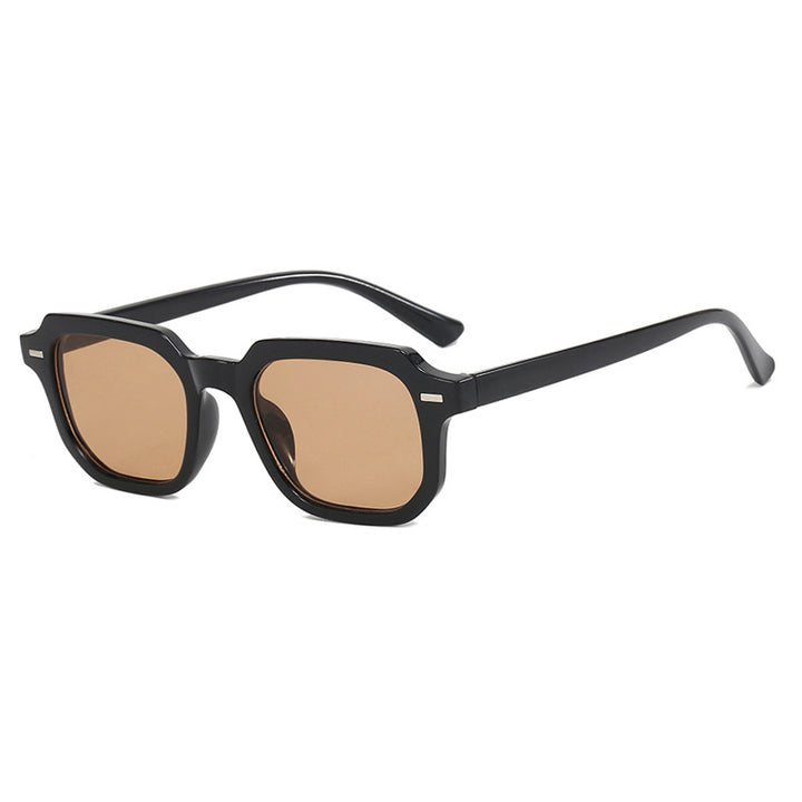Women's square sunglasses with stylish frame structure and UV protection Bowlift