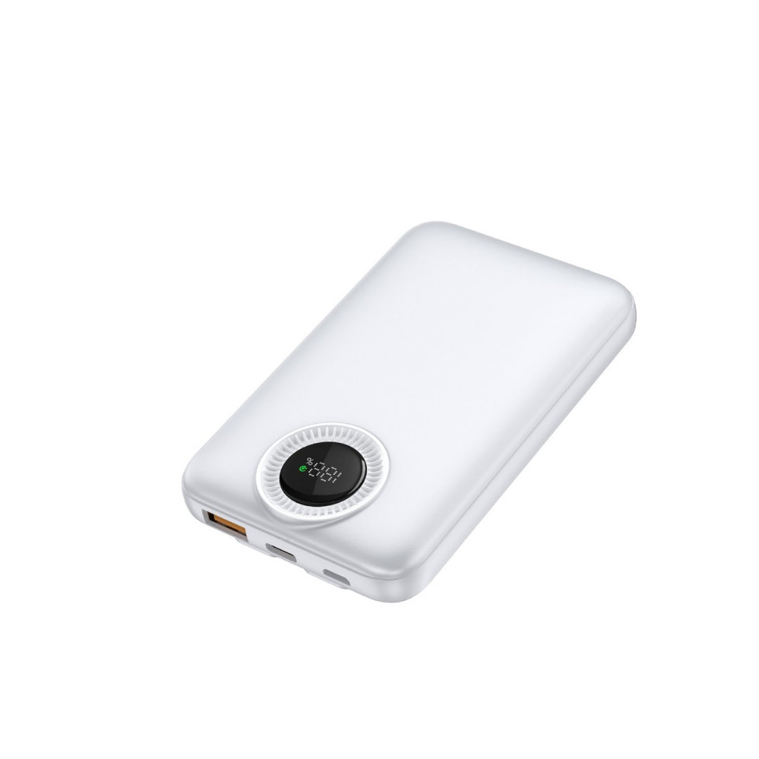 Portable high-performance power bank with inductive charging technology and digital display Bowlift