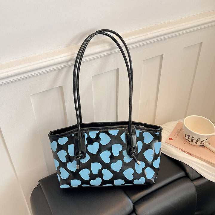 WoCasual Heart-Patterned Tote Bag Bowlift