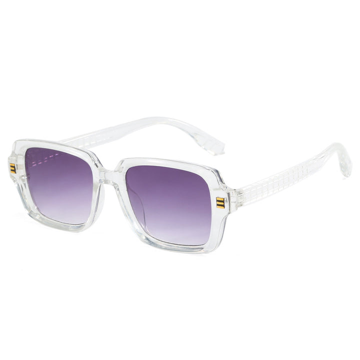 Women's fashionable square sunglasses with textured frame Bowlift
