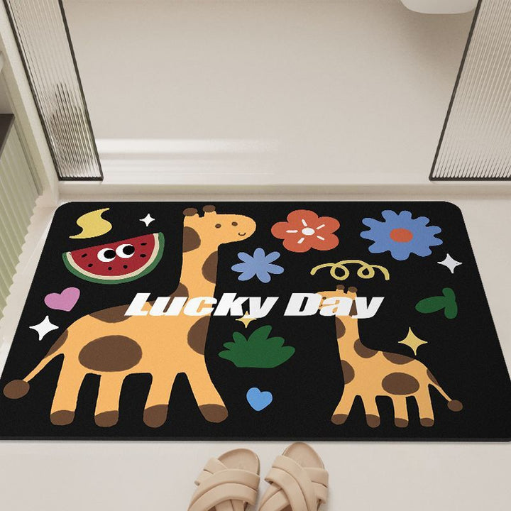 Cartoon-Inspired Bathroom Mat Bowlift
