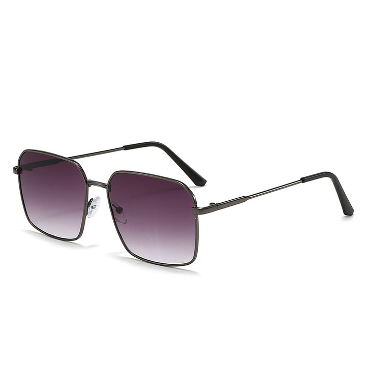 Geometric Aviator Sunglasses