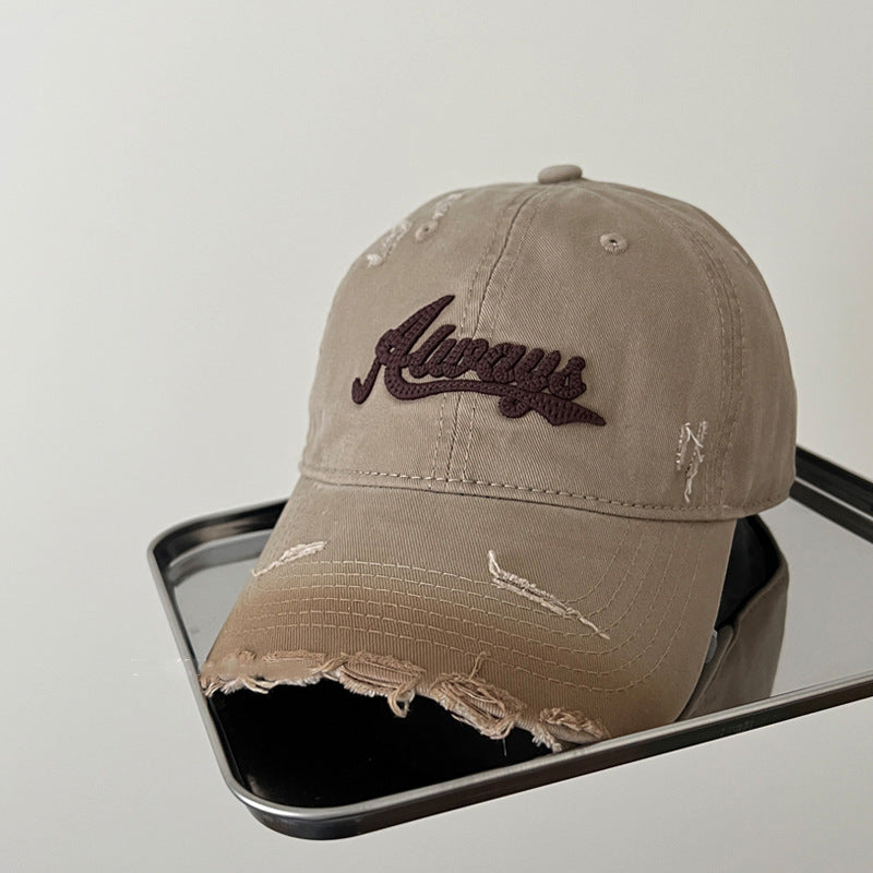 Vintage Distressed Embroidered Baseball Cap