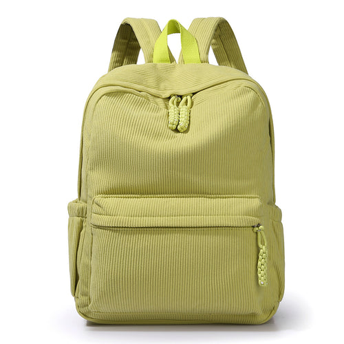 Textured Corduroy Backpack Bowlift