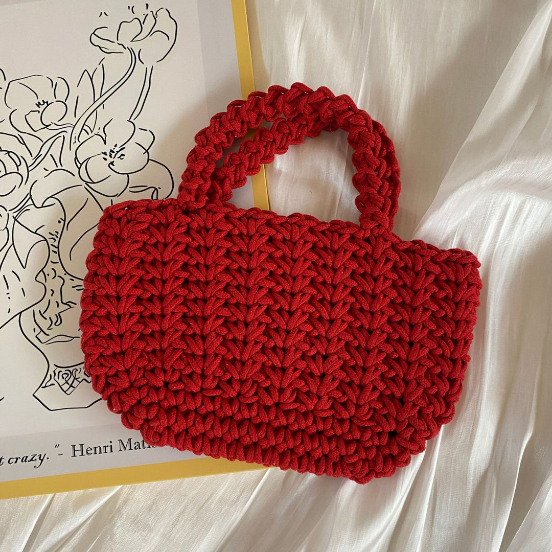Handmade crochet handbag Bowlift