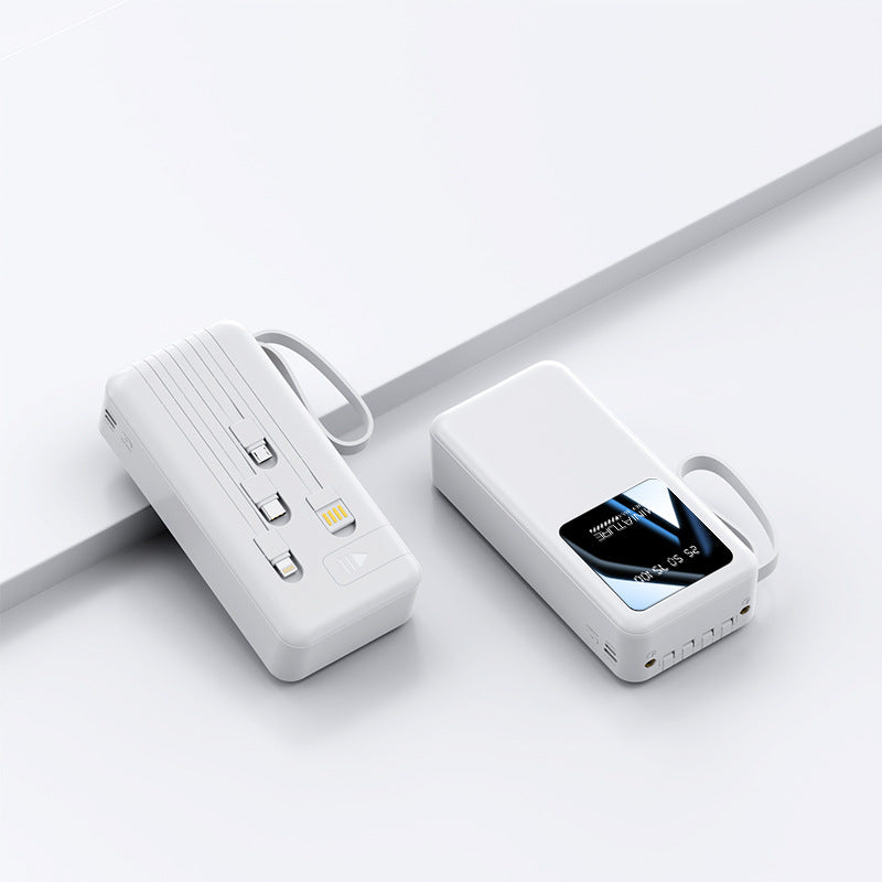 Portable power bank with intelligent energy display and multiple USB ports Bowlift