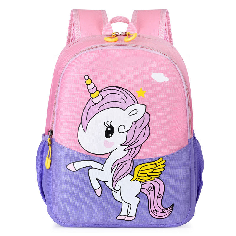 Unicorn-Themed Playful School Backpack Bowlift