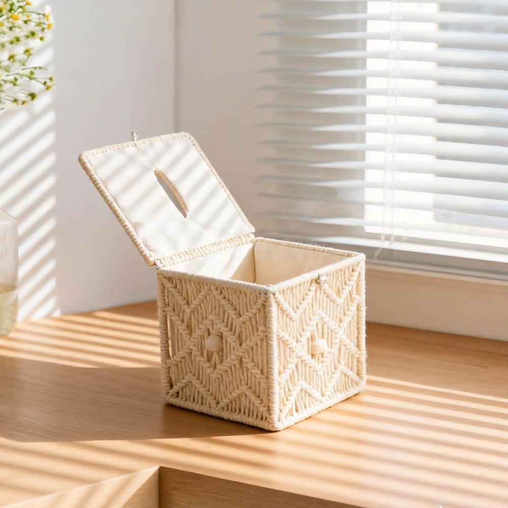 Macrame Storage Box Bowlift