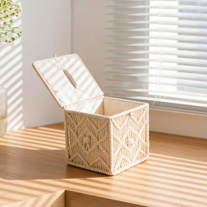Macrame Storage Box Bowlift