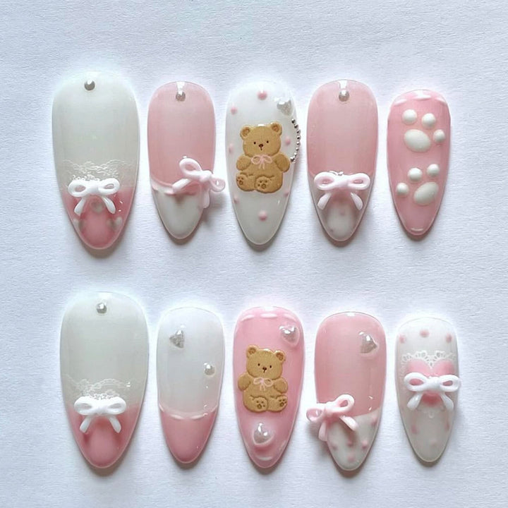 Thematic Artisan Press-On Nail Set Bowlift