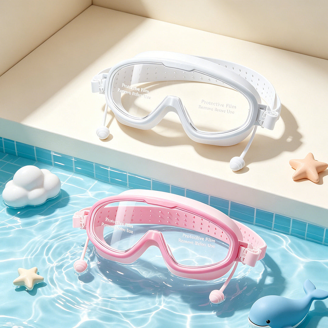 Children's Comfort-Fit Swim Goggles Bowlift