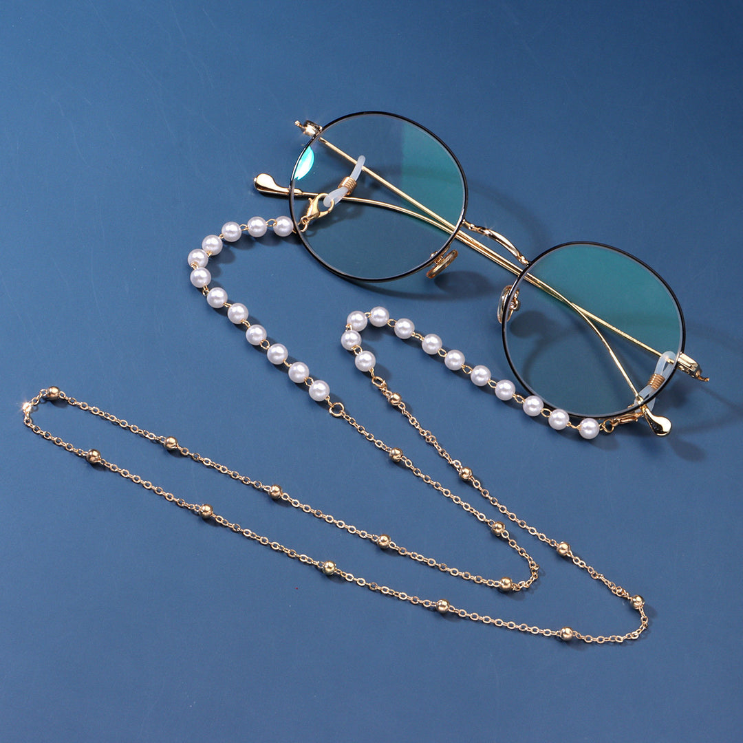 Crystal-Accented Eyewear Chain Bowlift