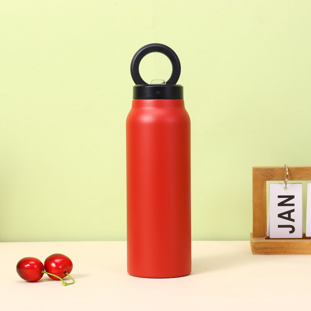 Insulated Stainless Steel Water Bottle with Loop Carry Lid Bowlift