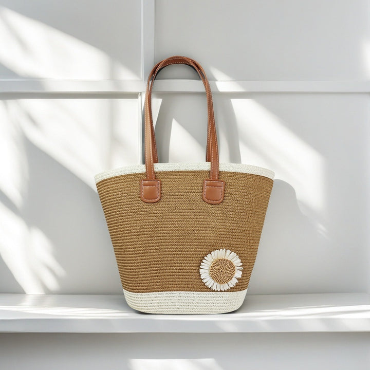 Beach bag with floral accents Bowlift