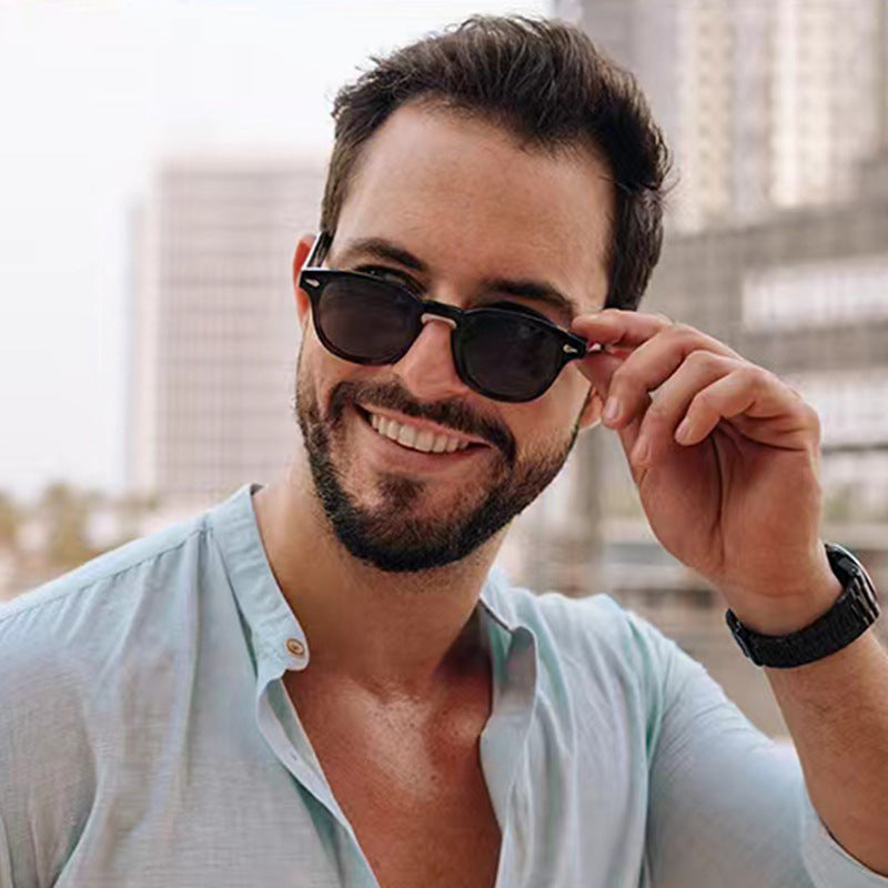 Men's Retro-Inspired Spectacle Frames Bowlift
