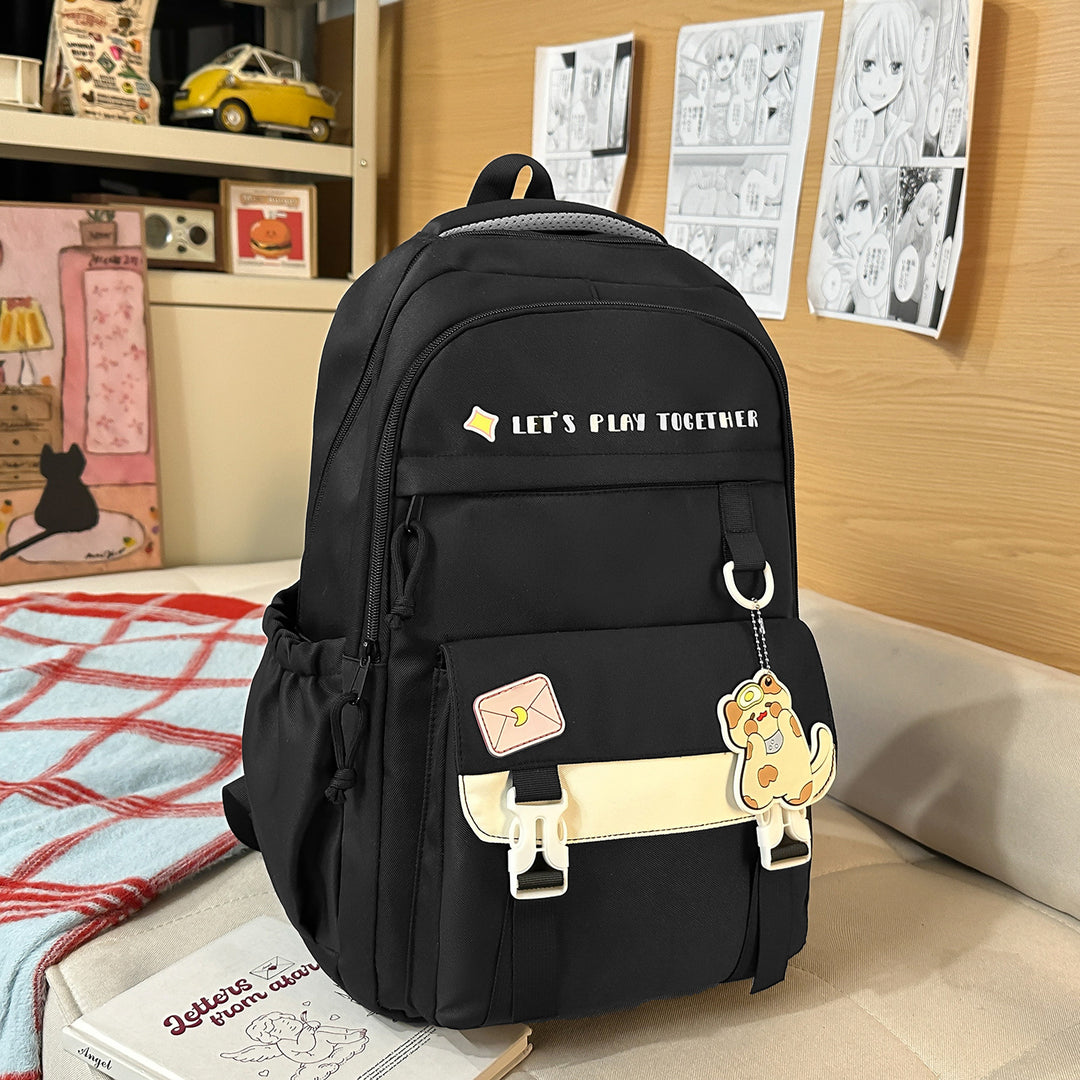 Backpack with Playful Design and Innovative Compartments Bowlift