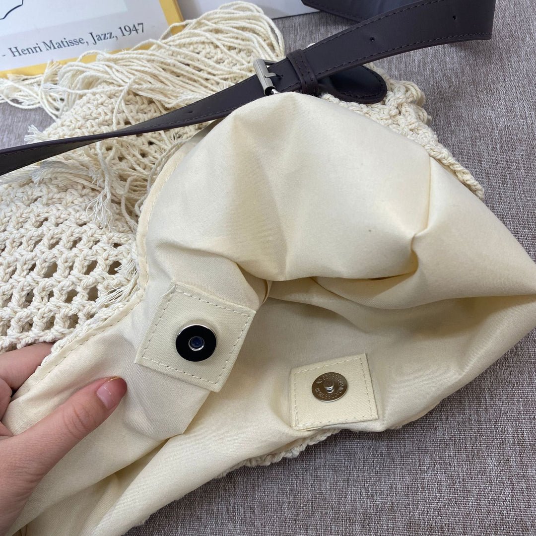 Stylish Macrame Shoulder Bag Bowlift