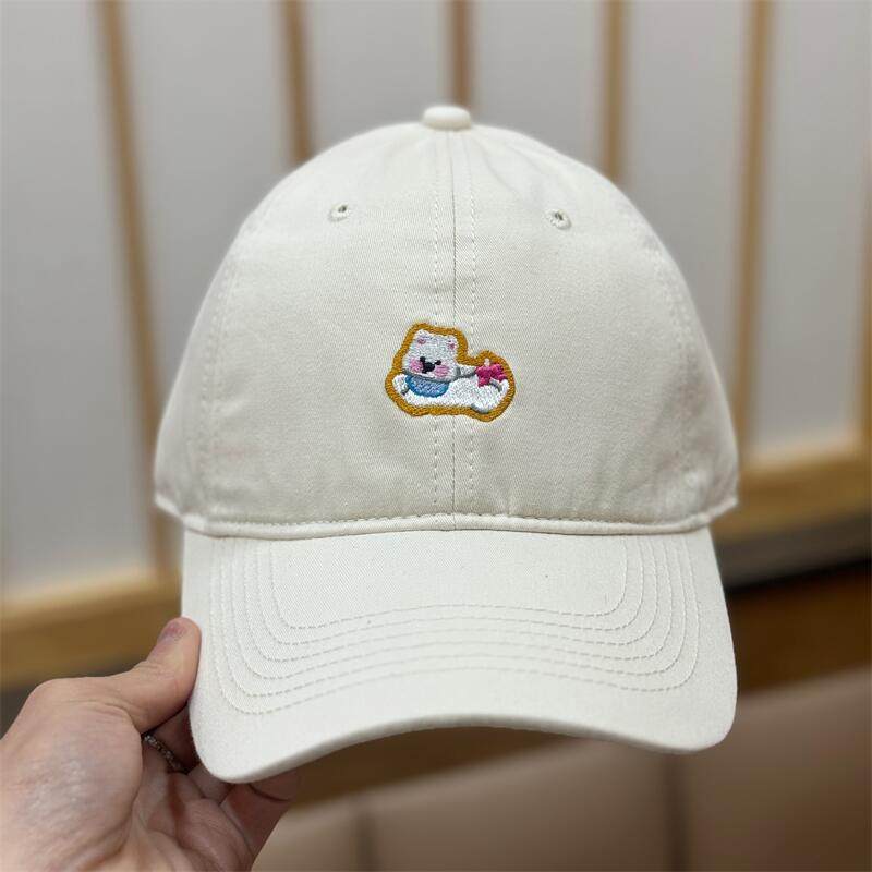 Women's Embroidered Fun Character Baseball Cap Bowlift