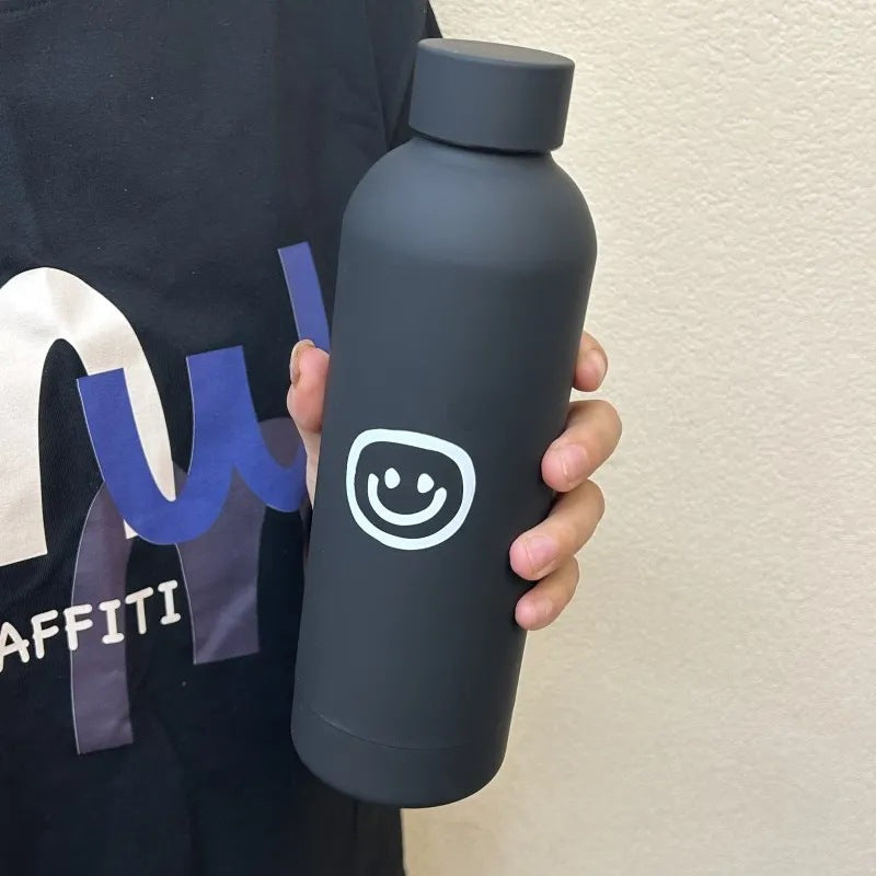 Women's insulated bottle with creative smiley design Bowlift