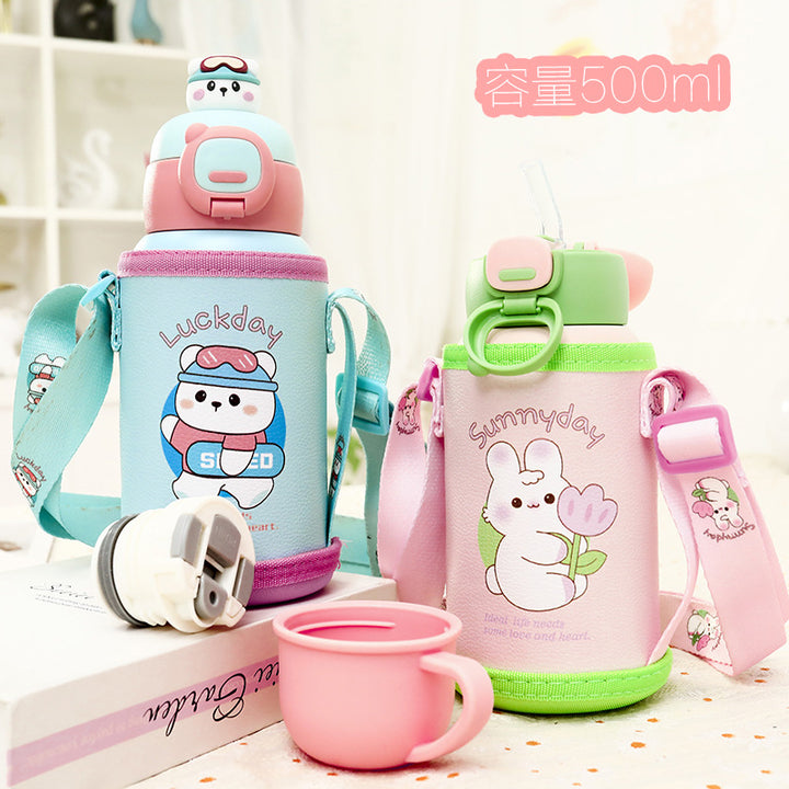 Insulated drinking bottle with unique animal design Bowlift