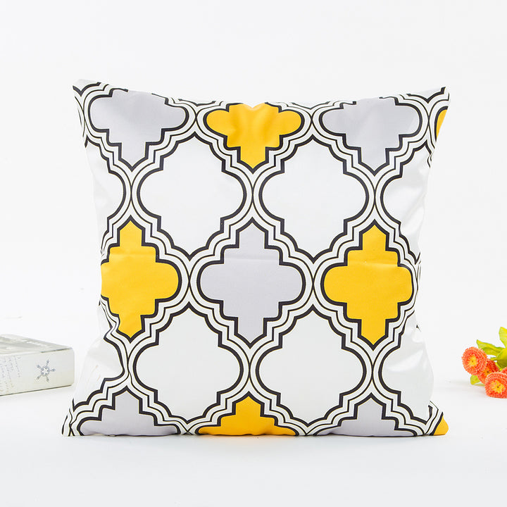 Geometric Pattern Throw Pillow