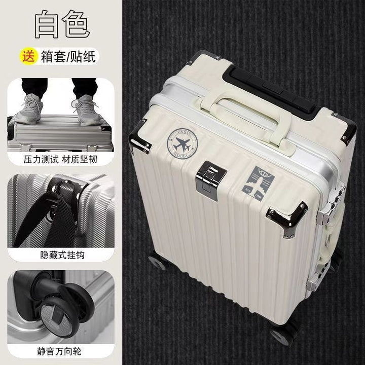 Hard-shell travel suitcase with spacious interior and high-quality rolling system Bowlift