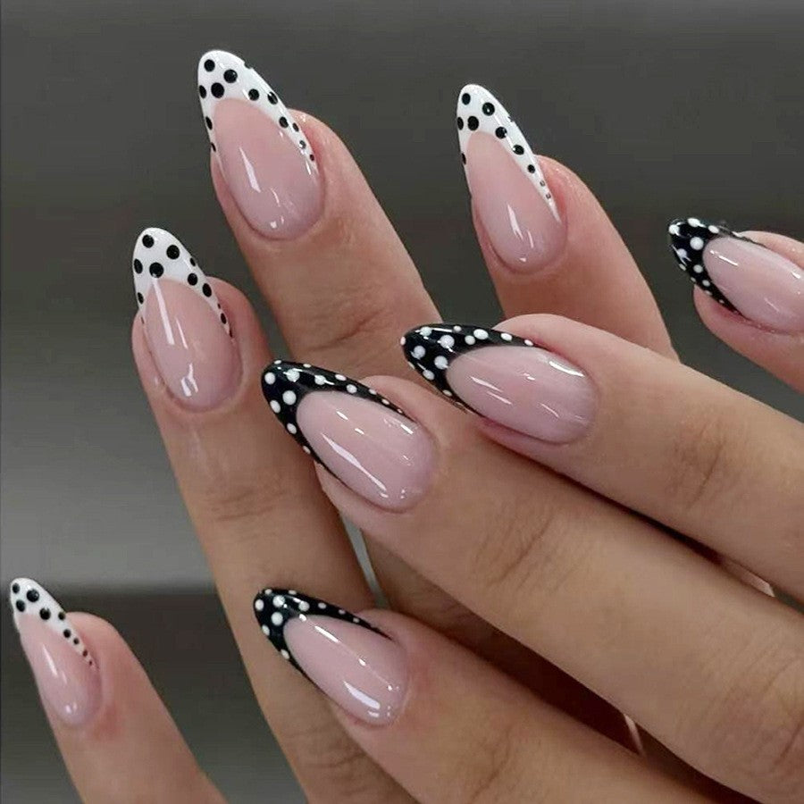 Elegant Floral Bow Press-On Nail Tips Bowlift
