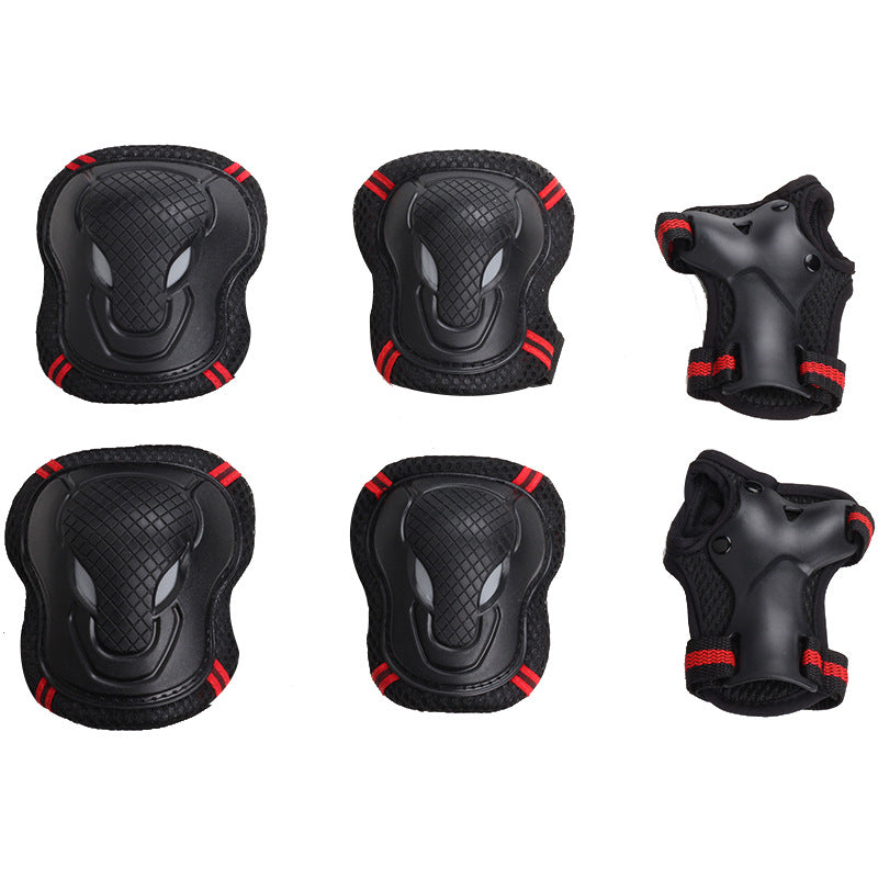Impact-Resistant Skate Protective Pad Set Knee Elbow Wrist Bowlift