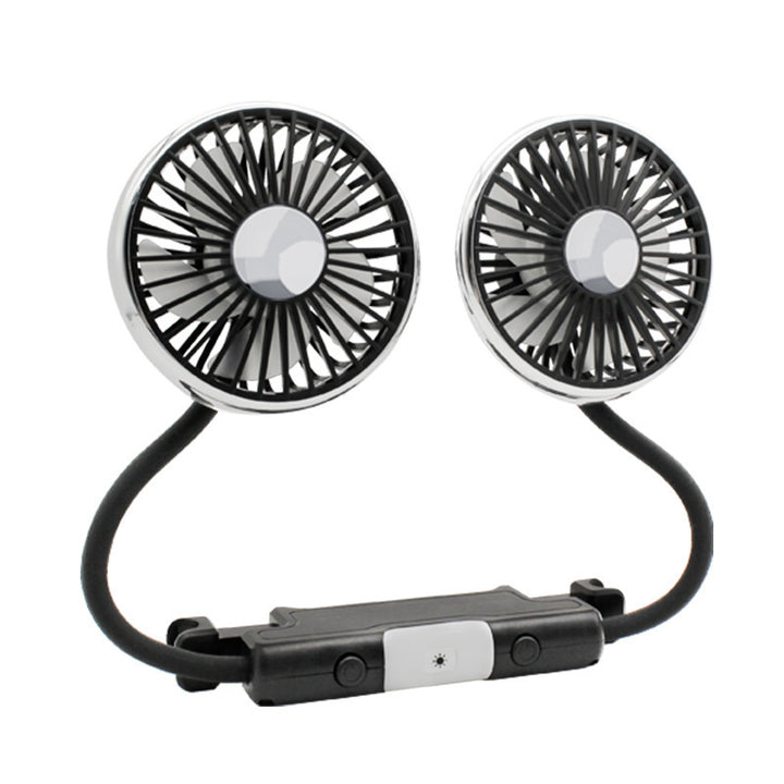 Flexible car fan with adjustable holder Bowlift