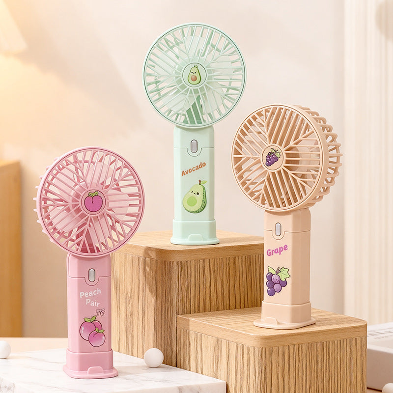 Women's portable USB table fan with built-in battery Bowlift
