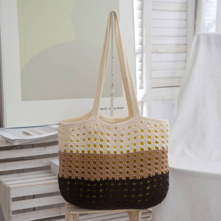 Handmade straw bag with cute tag Bowlift